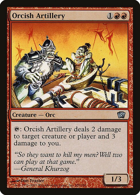 8ED: Orcish Artillery (Foil)