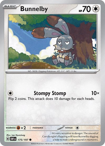 OBF: Bunnelby (Reverse Holofoil)