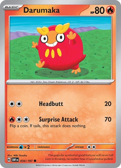 OBF: Darumaka (Reverse Holofoil)