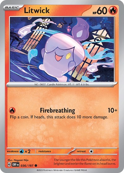 OBF: Litwick (Reverse Holofoil)