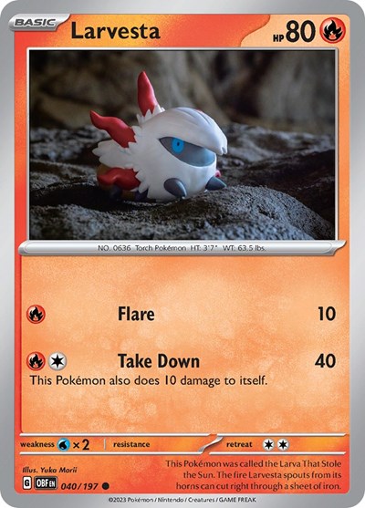 OBF: Larvesta (Reverse Holofoil)