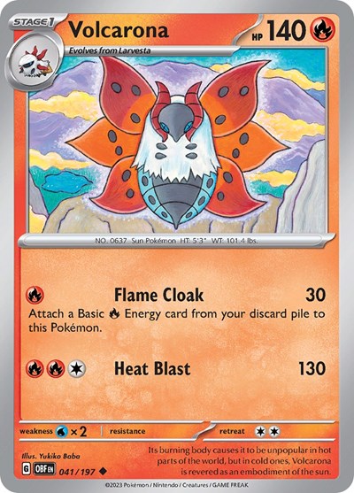 OBF: Volcarona (Reverse Holofoil)