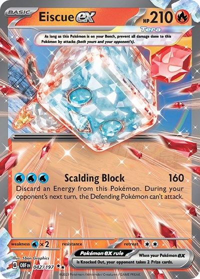 OBF: Eiscue ex (Holofoil)