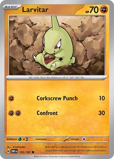 OBF: Larvitar (Reverse Holofoil)