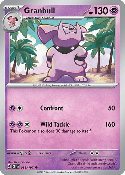 OBF: Granbull (Reverse Holofoil)