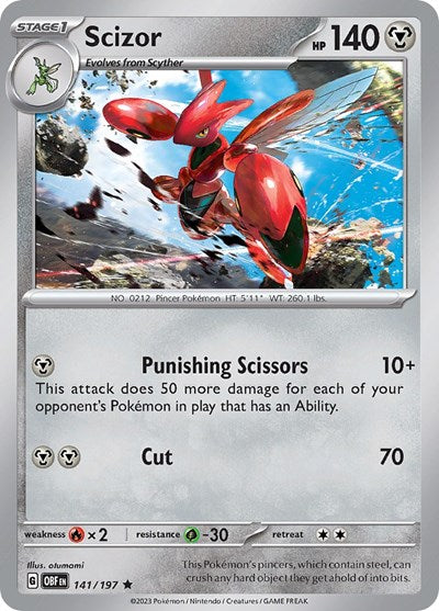 OBF: Scizor (Reverse Holofoil)