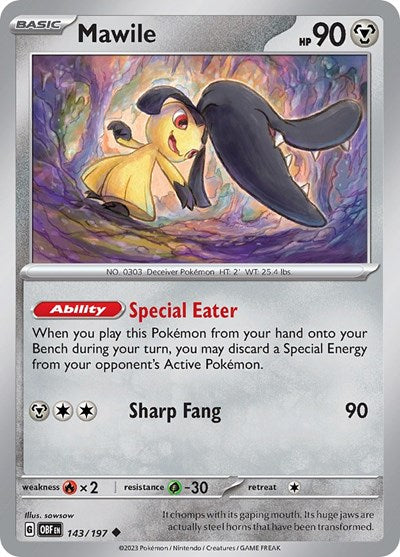 OBF: Mawile - 143/197 (Reverse Holofoil)