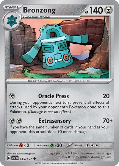 OBF: Bronzong (Reverse Holofoil)