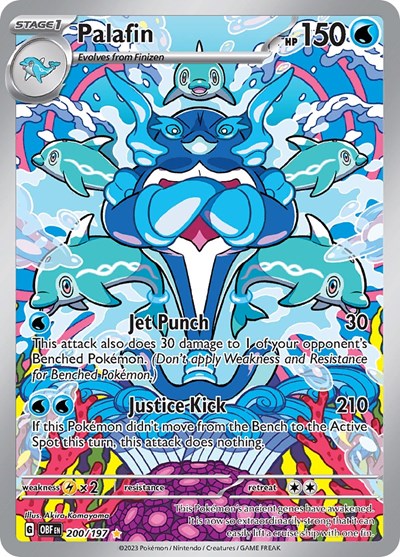 OBF: Palafin - 200/197 (Holofoil)