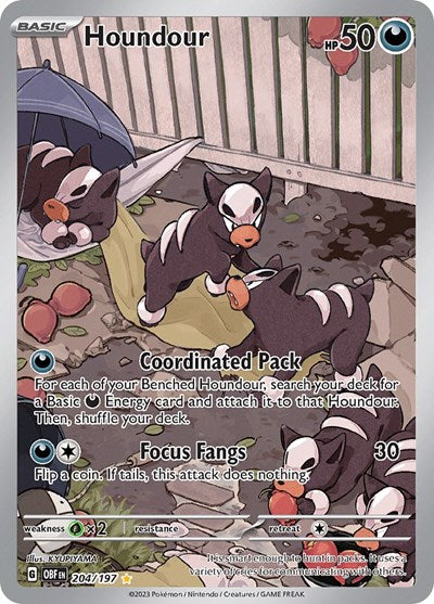 OBF: Houndour - 204/197 (Holofoil)