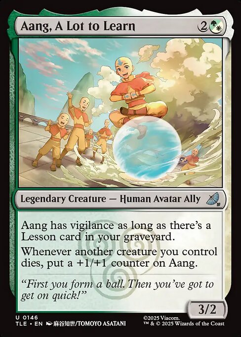 TLE: Aang, A Lot to Learn (Foil)