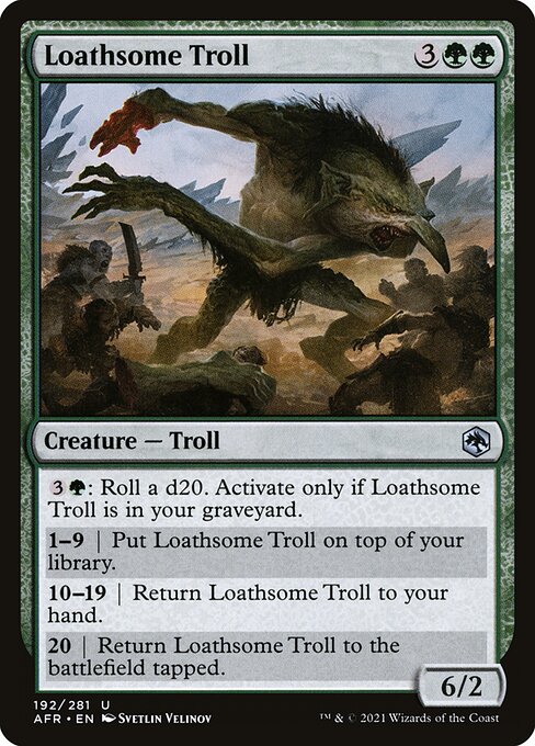AFR: Loathsome Troll (Foil)