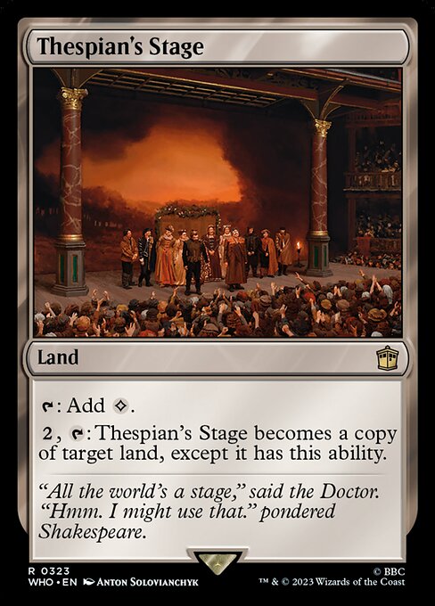 WHO: Thespian's Stage
