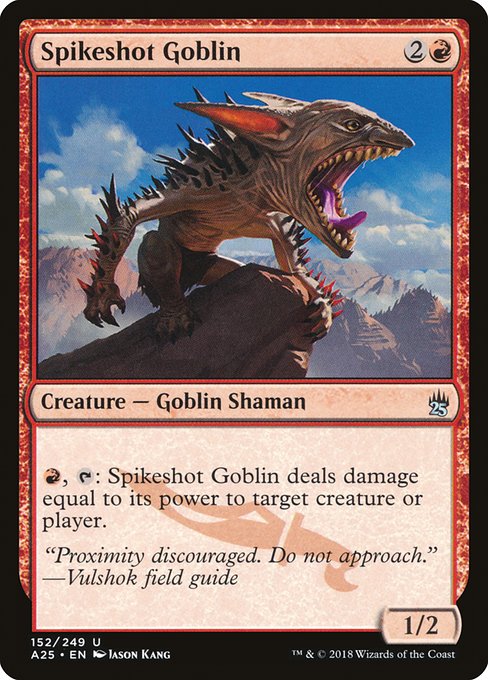 A25: Spikeshot Goblin (Foil)