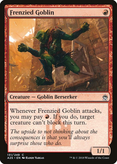 A25: Frenzied Goblin (Foil)