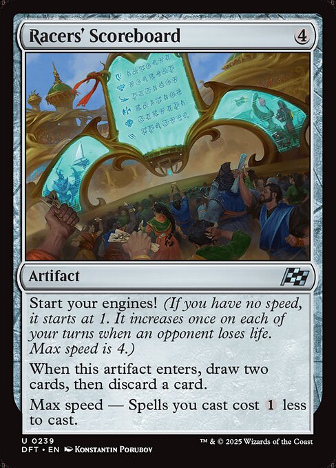 DFT: Racers' Scoreboard (Foil)