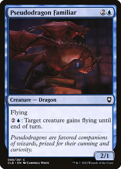 CLB: Pseudodragon Familiar