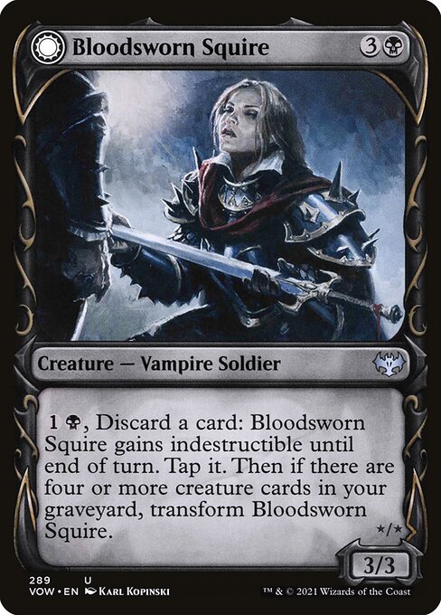 VOW: Bloodsworn Squire (Showcase) (Foil)