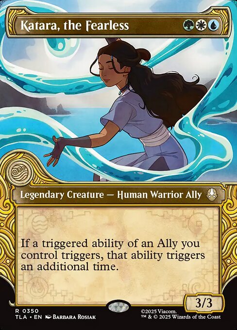 TLA: Katara, the Fearless (Showcase) (Foil)