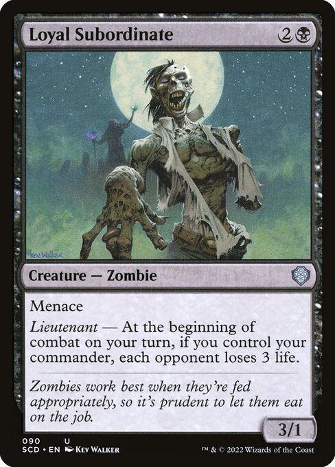 SCD: Loyal Subordinate