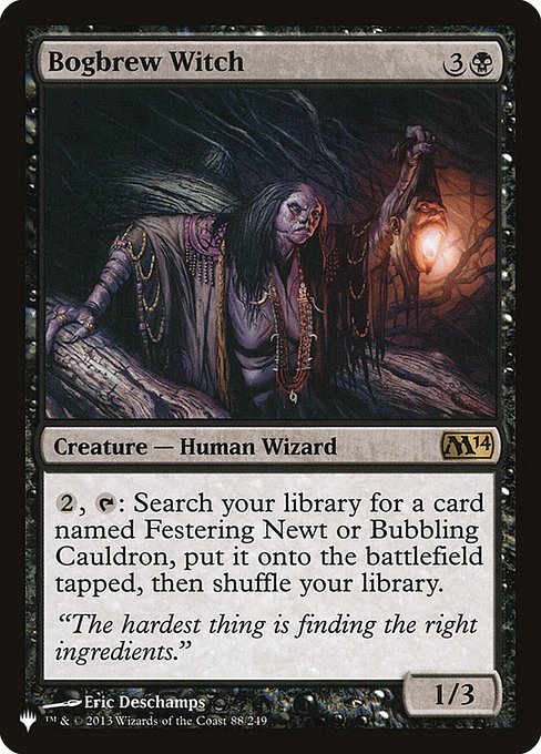 PLST: Bogbrew Witch
