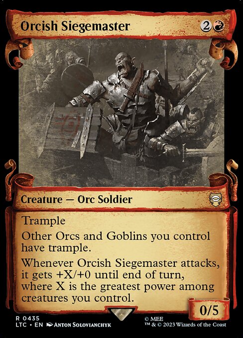 LTC: Orcish Siegemaster (Showcase Scrolls)