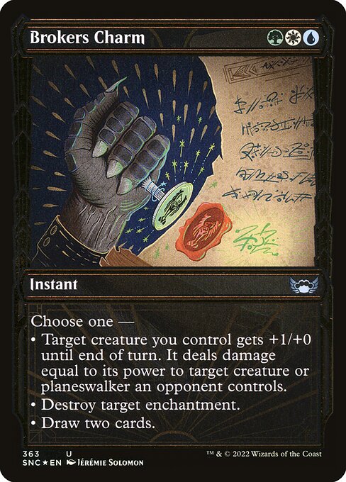 SNC: Brokers Charm (Gilded Foil)