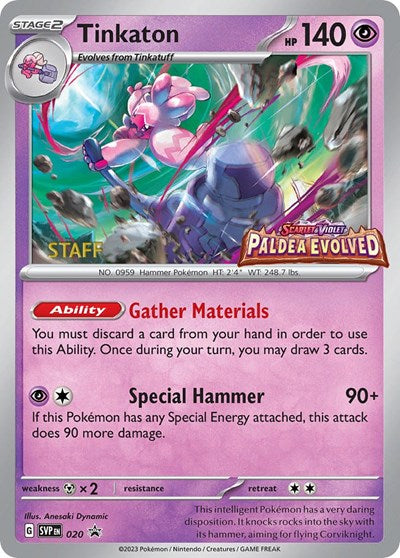 SVP: Tinkaton - 020 (Prerelease) [Staff] (Holofoil)