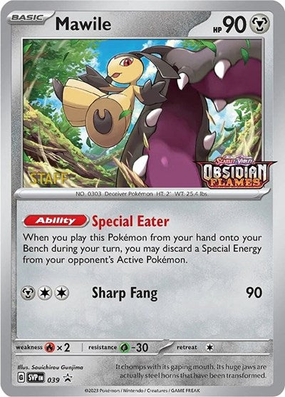 SVP: Mawile - 039 (Prerelease) [Staff] (Holofoil)