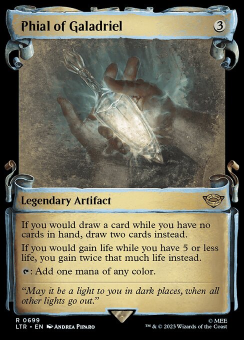 LTR: Phial of Galadriel (Showcase Scrolls) (Foil)