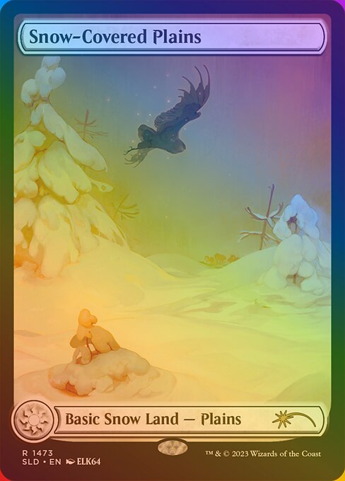 SLD: Snow-Covered Plains (1473) (Rainbow Foil)