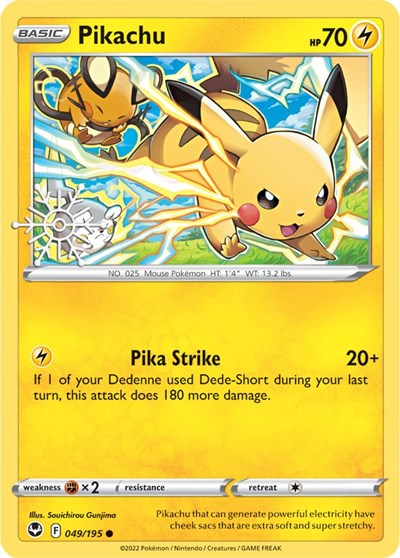 MCAP: Pikachu - 049/195 (Holiday Calendar) (Holofoil)