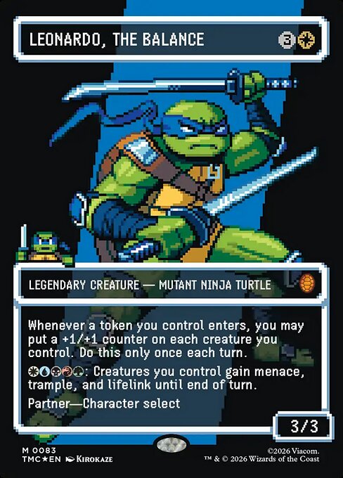 TMC: Leonardo, the Balance (0083) (Borderless) (Surge Foil)
