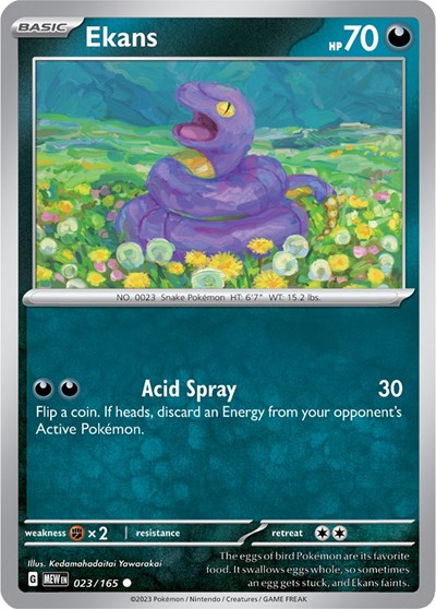 MEW: Ekans (Reverse Holofoil)