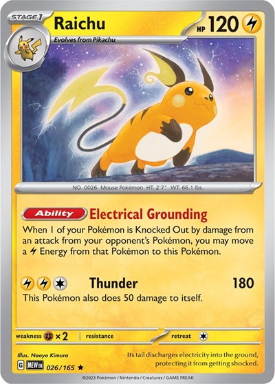 MEW: Raichu (Holofoil)