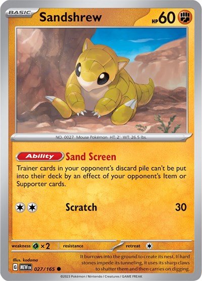 MEW: Sandshrew (Reverse Holofoil)