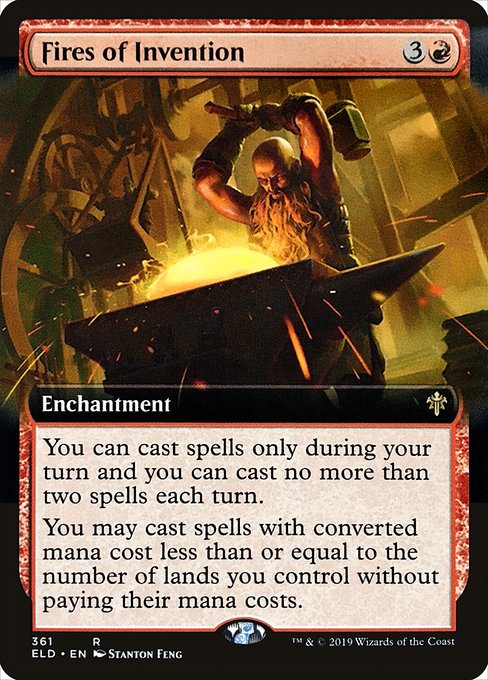 ELD: Fires of Invention (Extended Art) (Foil)