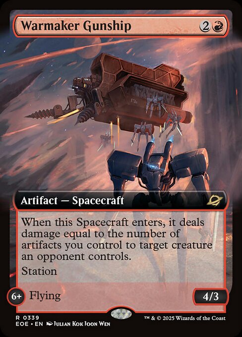 EOE: Warmaker Gunship (Extended Art) (Foil)