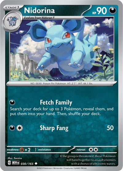 MEW: Nidorina (Reverse Holofoil)