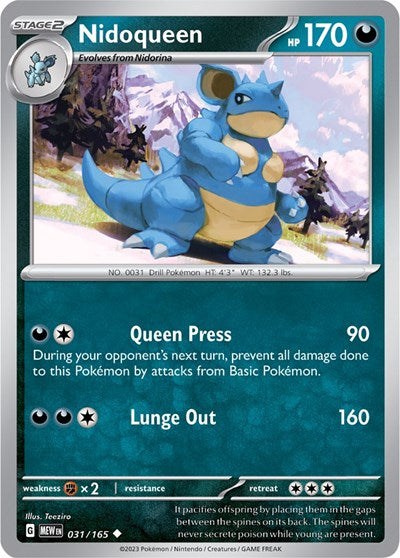 MEW: Nidoqueen (Reverse Holofoil)