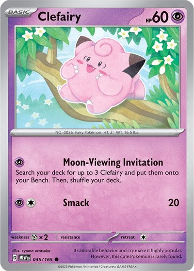 MEW: Clefairy (Reverse Holofoil)