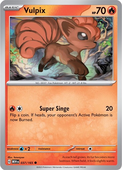 MEW: Vulpix (Reverse Holofoil)