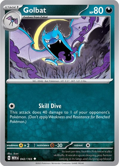 MEW: Golbat (Reverse Holofoil)