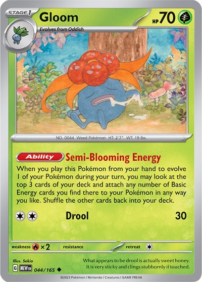 MEW: Gloom (Reverse Holofoil)