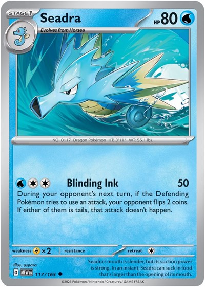 MEW: Seadra (Reverse Holofoil)