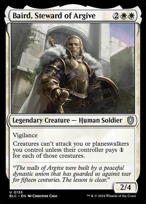BLC: Baird, Steward of Argive
