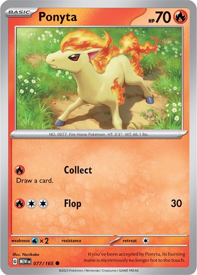 MEW: Ponyta (Reverse Holofoil)