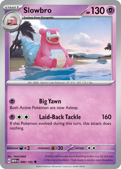 MEW: Slowbro (Reverse Holofoil)