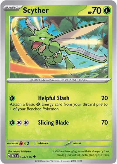 MEW: Scyther (Reverse Holofoil)