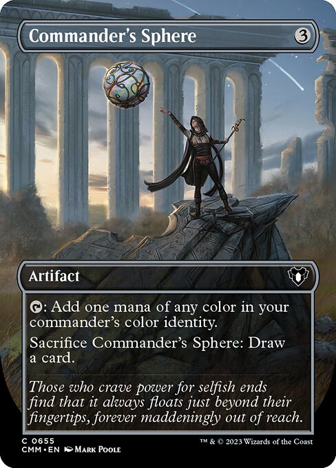 CMM: Commander's Sphere (Borderless) (Foil)